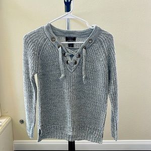 Tie Up Front Sweater
